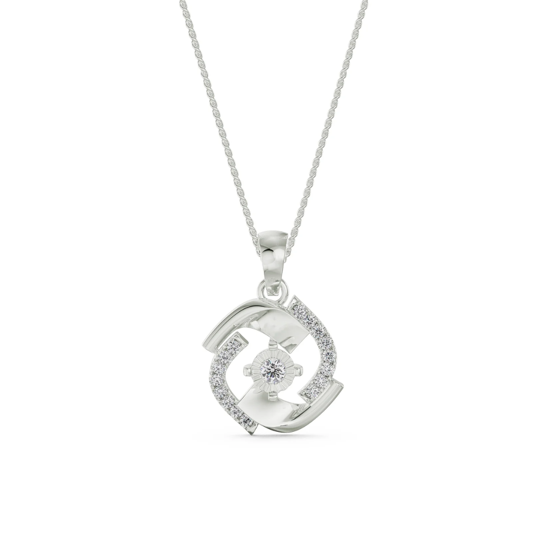 Evil Eye Lab Grown Diamond Pendant