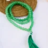 Aventurine Crystal Stone Jap Mala ( 108+1 beads)