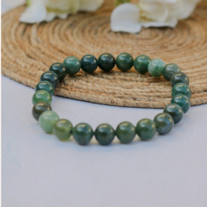 Moss agate bracelet