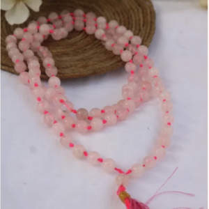 Rose Quartz mala